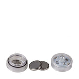 One LED Submersible Unscrewed With Batteries Outside