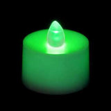 Colors Available - Flickering LED Tea Light - Pack of 12