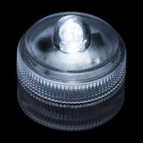 White Remote Controlled One LED Submersible Top View