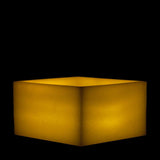 Wax Luminary-8"x8"x4"-CandlesTonight