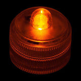 Orange Remote Controlled One LED Submersible Top View