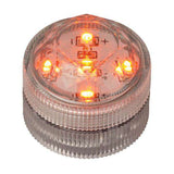 Orange Five LED Submersible Top View In Light