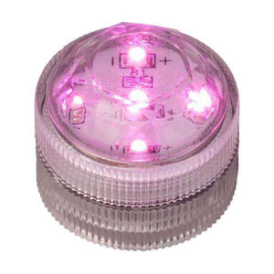 Pink Five LED Submersible Top View In Light