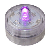 Purple One LED Submersible Top View In Light