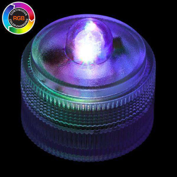 RGB Remote Controlled One LED Submersible Top View