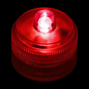 Red Remote Controlled One LED Submersible Top View