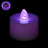 UV LED Tea Light, Available in Flicker/ Non-Flicker - Pack of 12 - IntelliWick