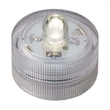 Warm White One LED Submersible Top View In Light