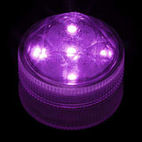 Purple Five LED Submersible Top View