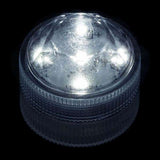 White Five LED Submersible Top View