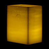 Sizes Available - 5"x7"x Wide Wax Luminary Flameless Candles