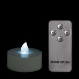 White Remote Controlled Tealights - Pack of 4 w/ Remote - IntelliWick