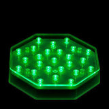 Green LED Octagon Light Base - IntelliWick