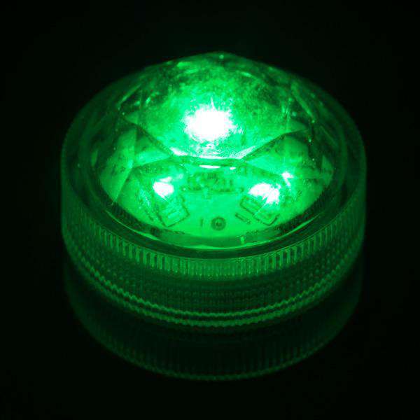 Green Three LED Submersible - Pack of 10