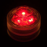 Red Three LED Submersible Top View